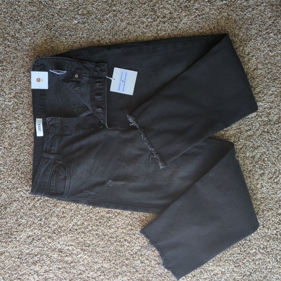 JBD Denim - JBD black high rise straight jeans